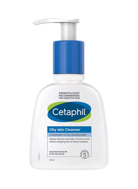 Oily Skin Cleanser, Face And Body Wash For Men And Women, Combination To Oily And Sensitive Skin, Unscented 236ml