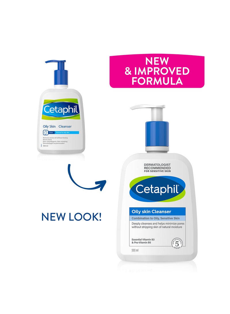 Cetaphil Oily Skin Cleanser 500ml  - Image 3