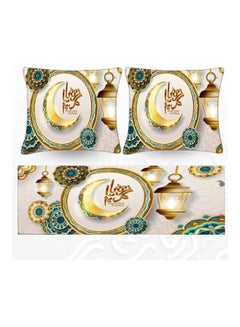 snooze Ramdan Table Runner Set 3Pcs Cream 45X90cm  - Image 1