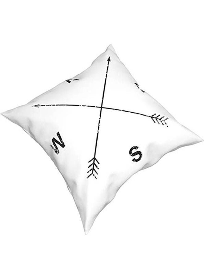Generic - Magic Arrow Compass North South West East Square Throw Pillow Case Decorative Combination Multicolour 18x18inch - Image 1