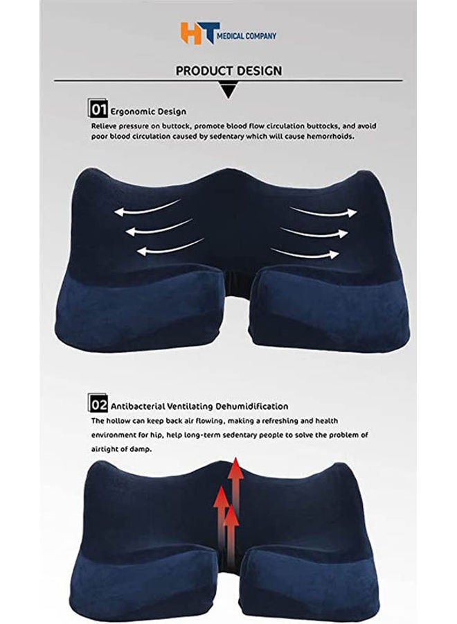 HT - Advanced Memory Foam Fistle Seat Combination Black - Image 1