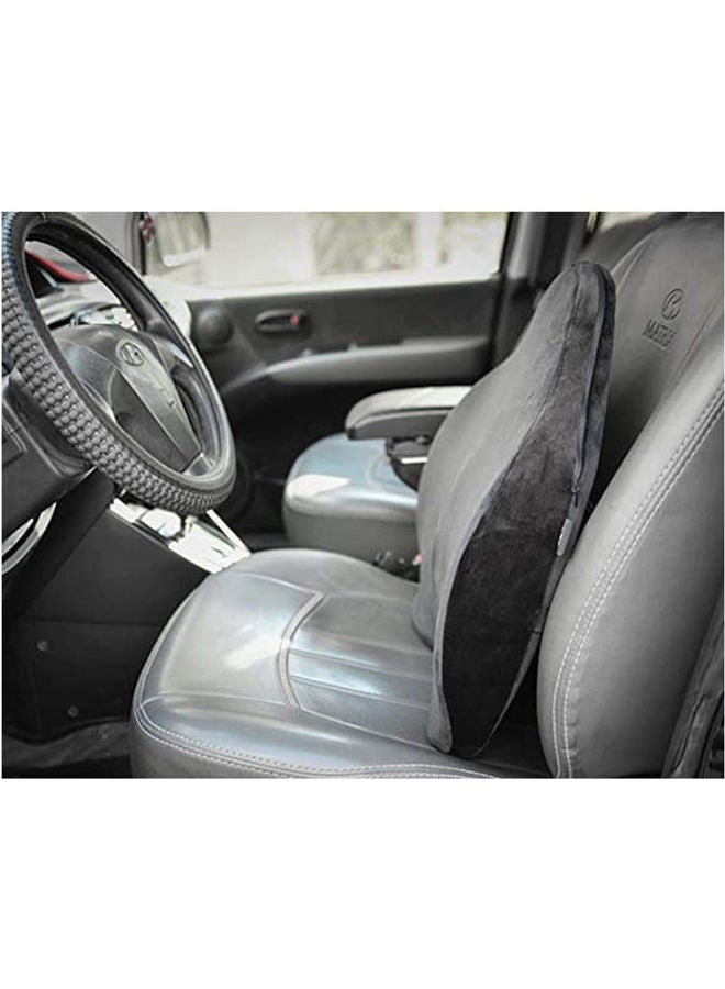 Large Backrest Designed To Contain The Back And Give It Healthy Support Combination Black 55 X 44cm