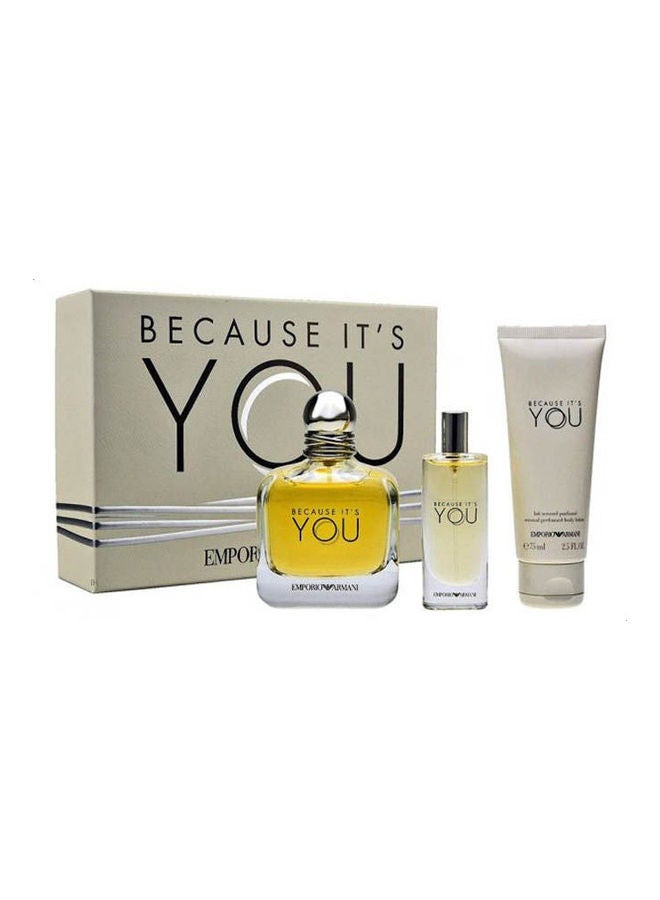 EMPORIO ARMANI - Becuase It's You EDP, With Body Lotion 75ml - Image 1