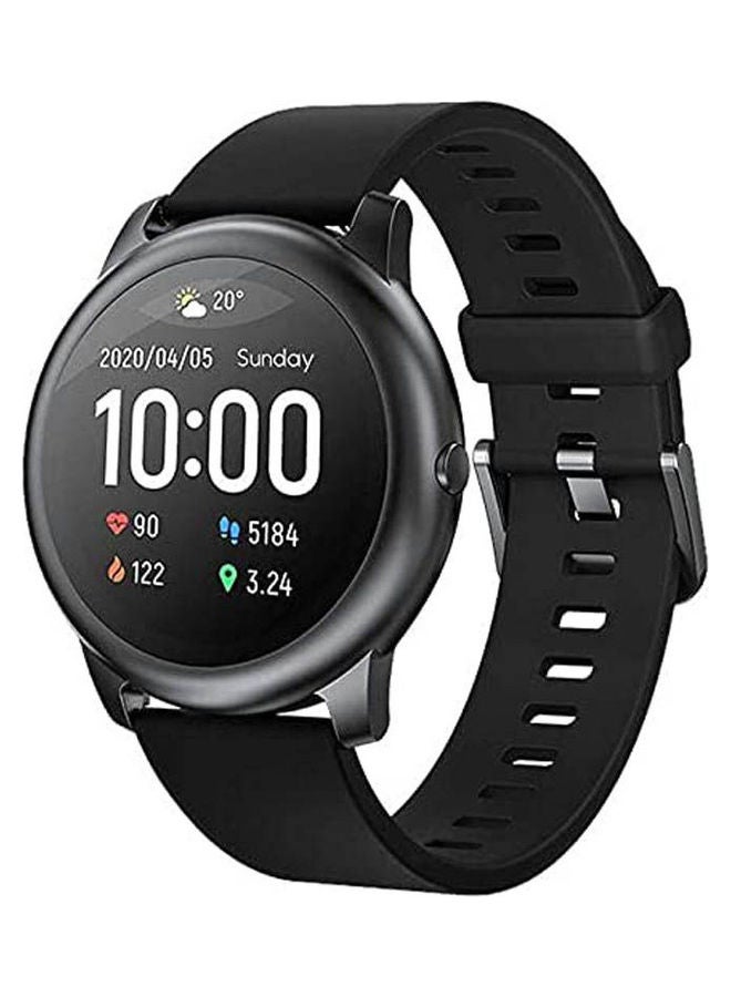 Haylou - Solar Ls05 Smart Watch Rubber Band For Android & IOS Black - Image 1