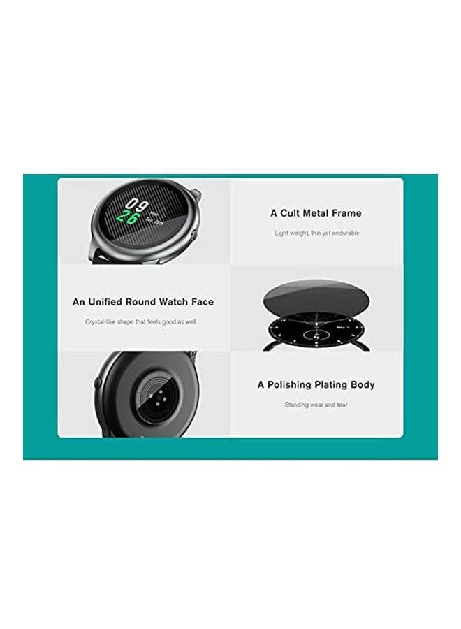 Haylou - Solar Ls05 Smart Watch Rubber Band For Android & IOS Black - Image 1