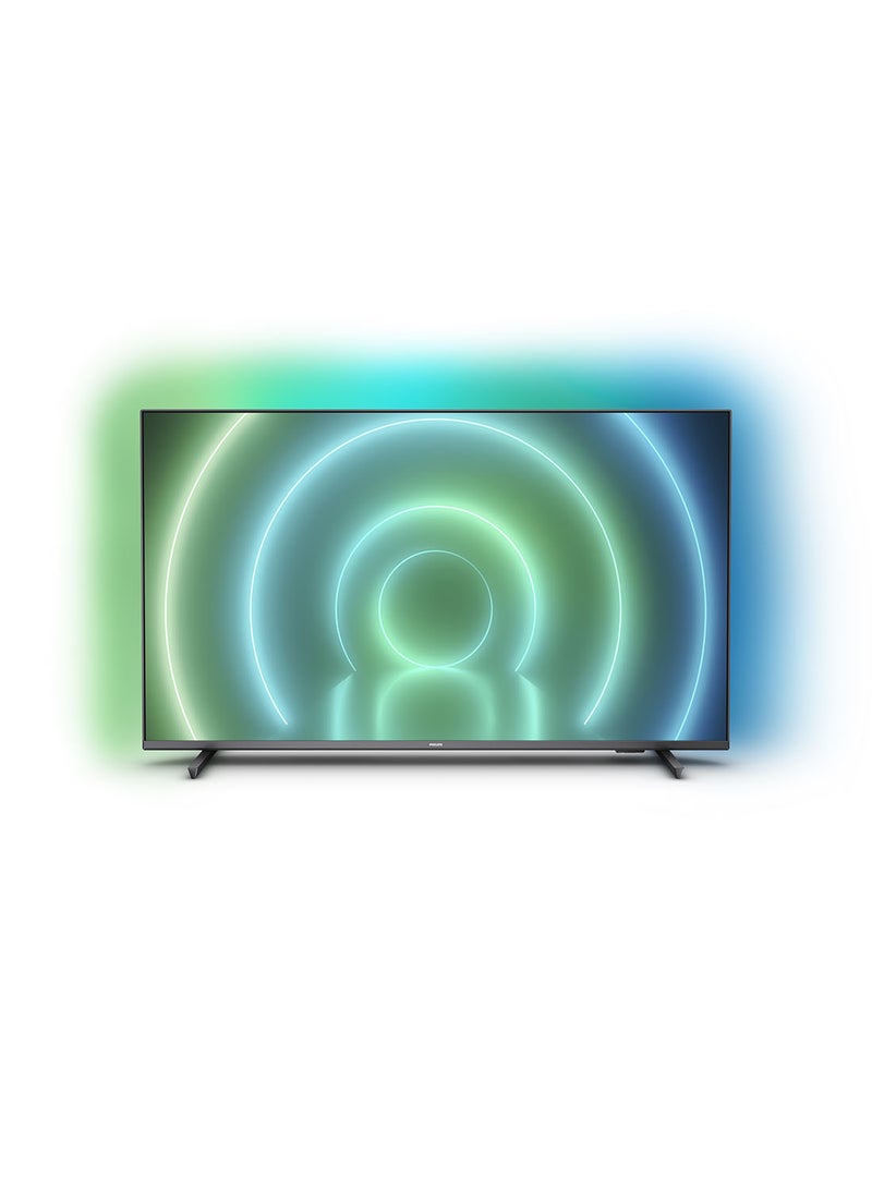 Philips - 55 Inch 4K UHD LED Android TV 55PUT7906/56 Black - Image 1