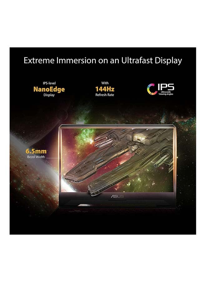 ASUS - TUF FX505DT Gaming Laptop With 15.6-Inch Display, AMD Ryzen 7-3750H Processer/16GB RAM/512GB SSD/4GB NVIDIA GeForce GTX 1650 Graphics Card With Mechanical Keyboard And Mouse/International Version English Black - Image 1