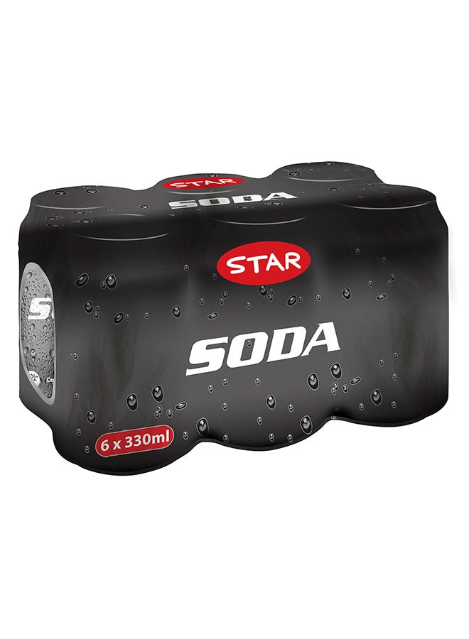 Star Soda Cans 330ml Pack of 6 