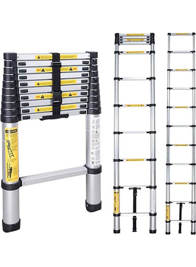 Aluminum Telescopic Ladder Silver 3.2meter 