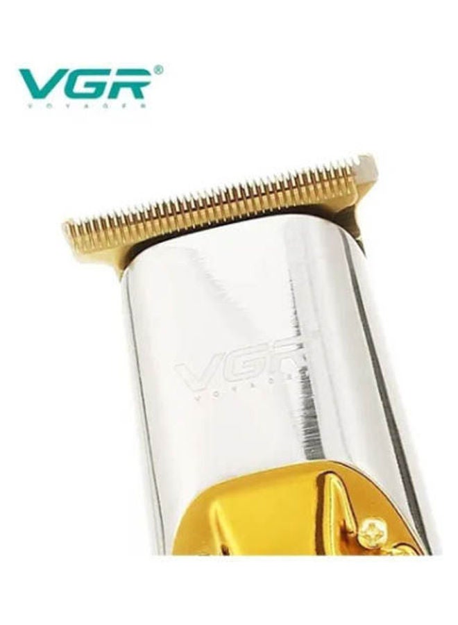 في جي آر ماكينة حلاقة لاسلكية لتشذيب الشعر مع شاشة بسيطة ذهبي - Image 3