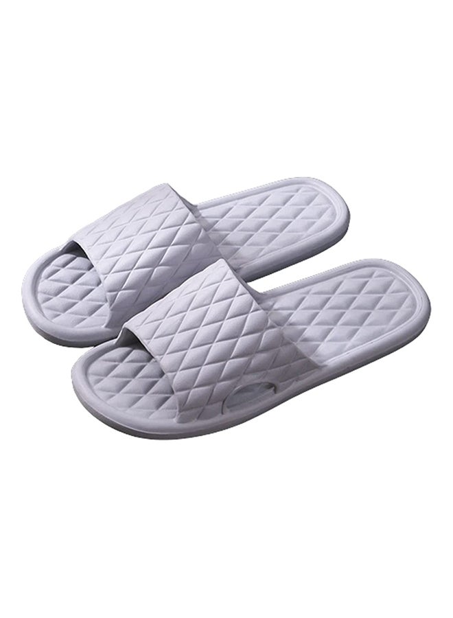 Generic Waterproof Light Weight Slippers For Shower Grey 