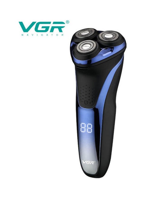 V-306 Electric Shavers Shaver 3 Cutter Head Rotary Shaving Lcd Display Usb Rechargeable Wash Hair Trimmer Multicolour