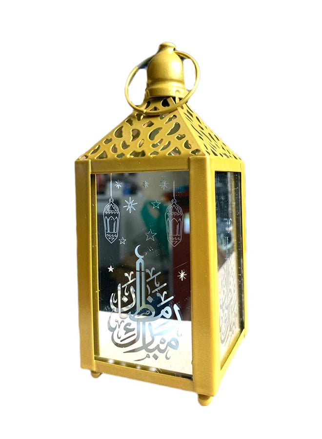 New Ramadan decorations and lanterns Eid Mubarak Big size gold 15cm