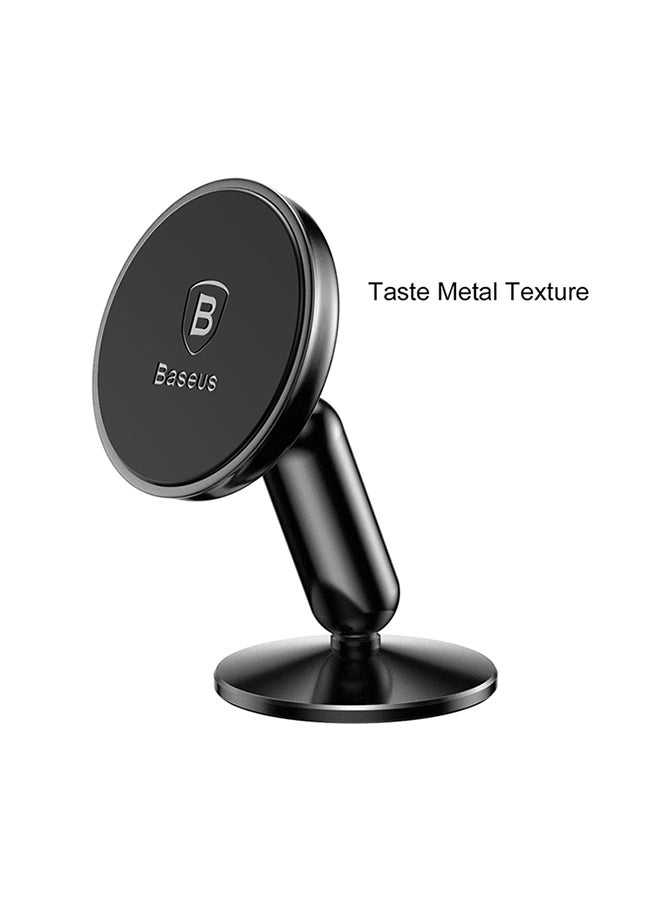 Baseus Strong Magnetic Car Phone Holder Universal Dashboard Mount 360 Degrees For iPhone 13/12/11/X/8/7 Samsung Galaxy S9 S8 S7 S6 and Many more Black - Image 2