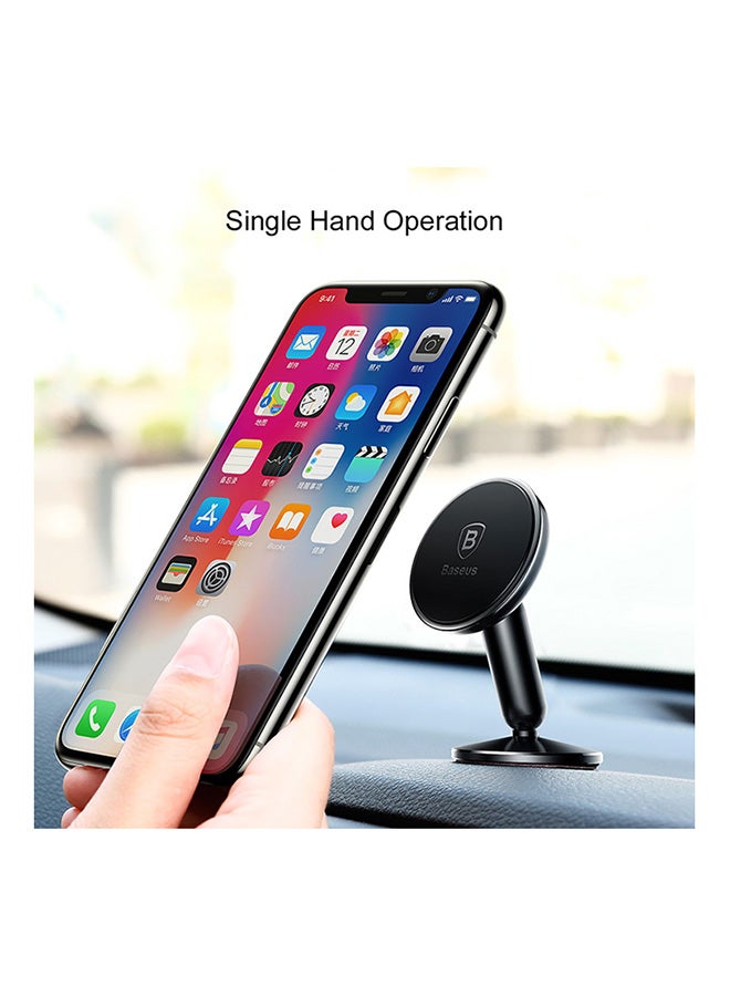 Baseus Strong Magnetic Car Phone Holder Universal Dashboard Mount 360 Degrees For iPhone 13/12/11/X/8/7 Samsung Galaxy S9 S8 S7 S6 and Many more Black - Image 3