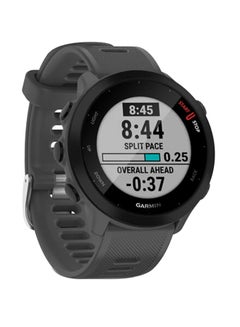 GARMIN Forerunner 55 - 42MM - Up To 14 Days Battery Life - 1.04"inch Sunlight-Visible Display, Scratch Resistant, Chemically Strengthened Glass, Heart Rate Monitor, All Day Stress Monitor, Advanced GPS and Running Features, Built-in GNSS and Sports App, iOS and Android Compatible Monterra Grey  - Image 3