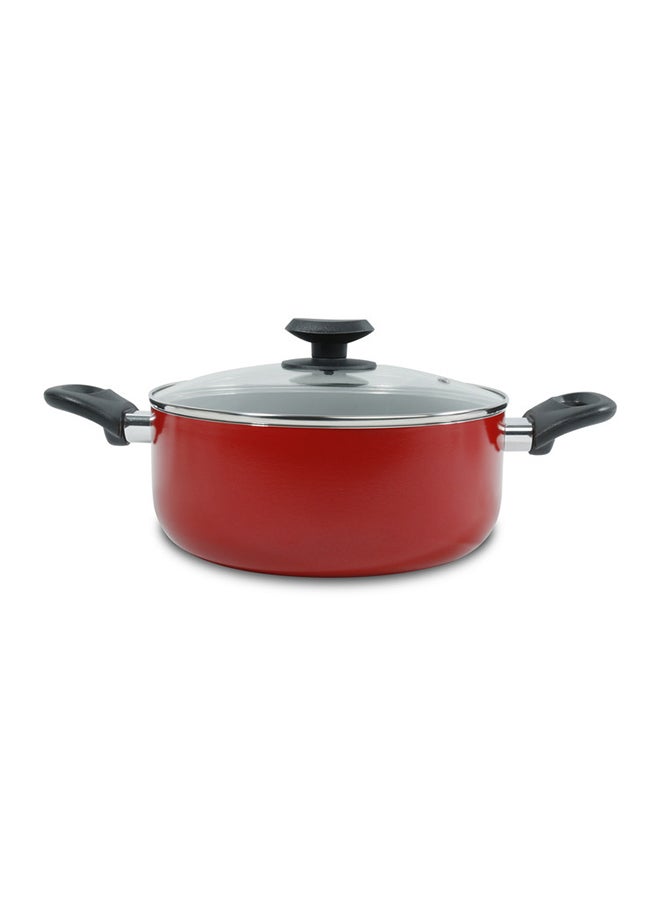 هومواي طقم أدوات طهي بسطح مانع للالتصاق مكون من 8 قطع وردي/أسود 26سم - Image 2