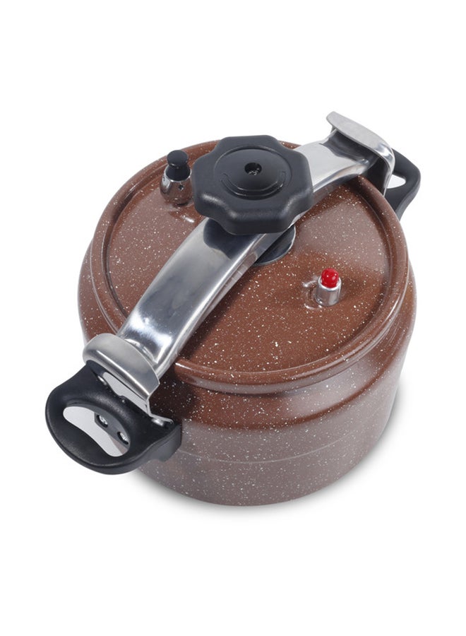 Homeway Marble Coating Non-Stick Arabic Pressure Cooker Brown 11.0Liters  - Image 2