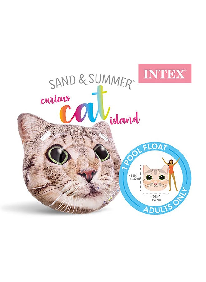 INTEX Sand & Summer Curious Cat Face Island 1.47 x 1.35mm - Image 3