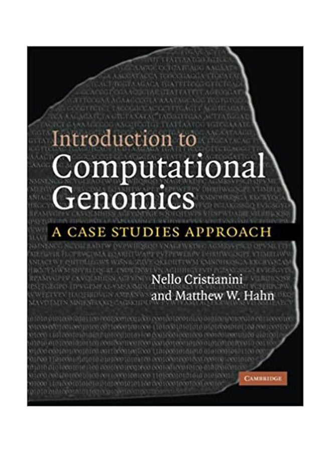 Introduction To Computational Genomics:A Case Studies Approach Paperback English by Hahn - 2007