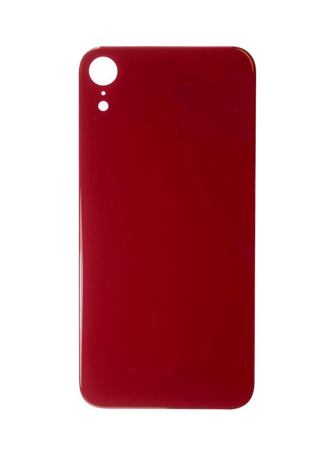 Generic Iphone Xr Plain Glass Back Replacement Red  - Image 1