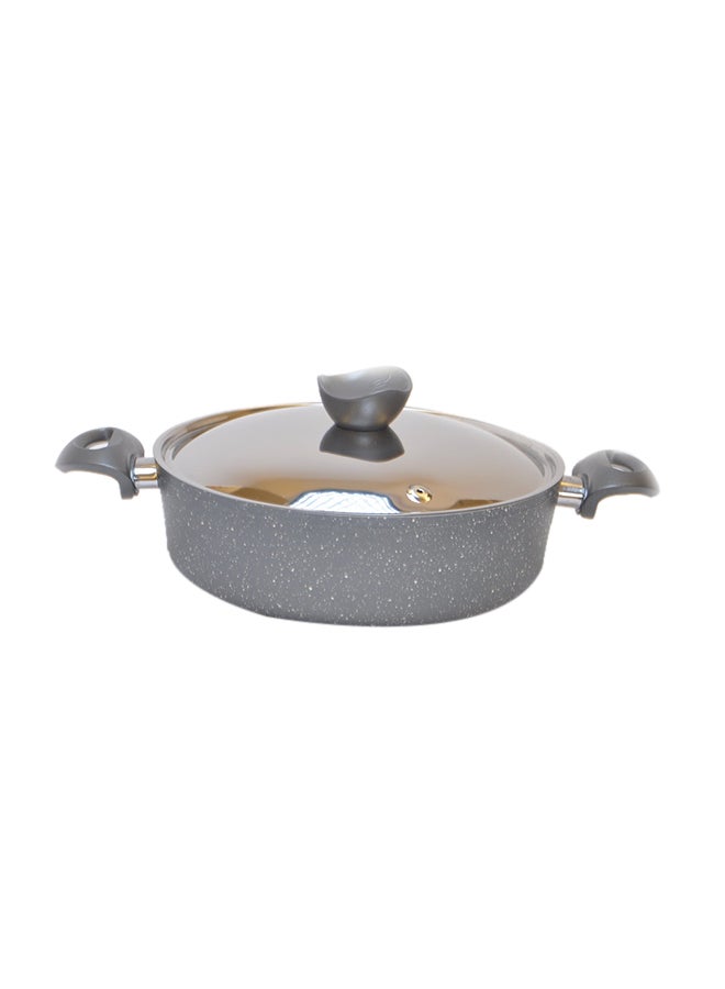 Top Chef 13-Piece Granite Cookware Set Grey/Beige 28cm - Image 3