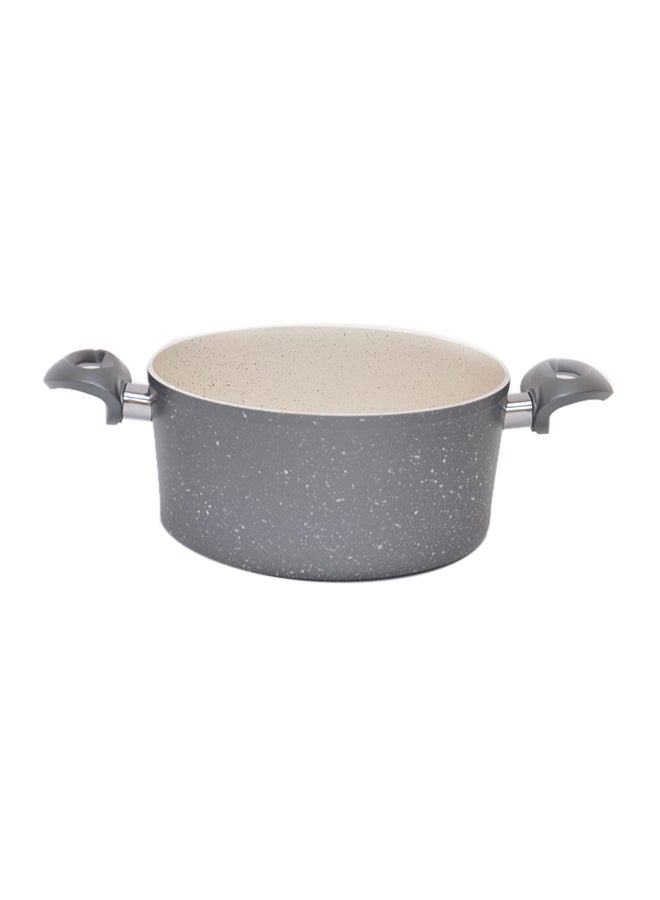 Top Chef 13-Piece Granite Cookware Set Grey/Beige 28cm - Image 5