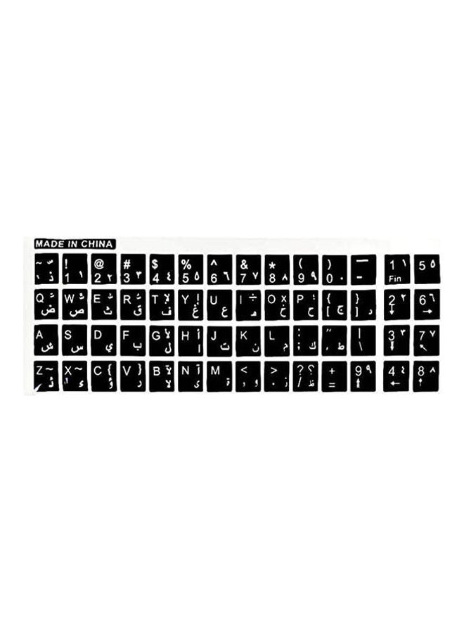 Generic - 2 Sheets Keyboard Character Sticker Black - Image 1