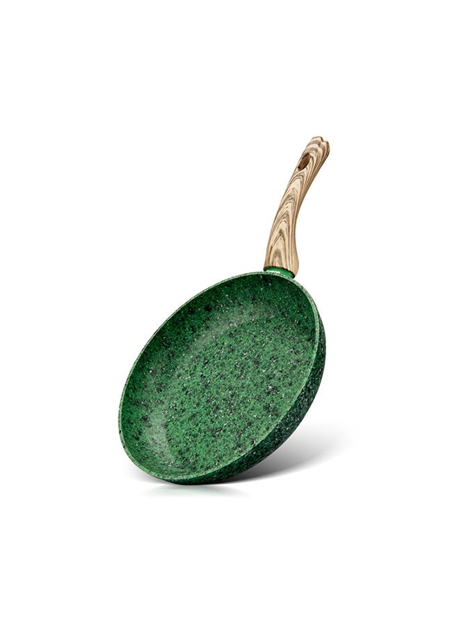 فيسمان مقلاة من الألومنيوم المضاد للالتصاق من سلسلة مالاكايت بقاعدة تعمل بالحث أخضر 24x4.9سم - Image 1