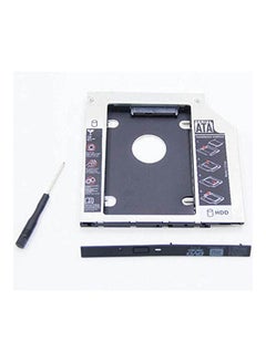 Universal Caddy Drive 9.5Mm Sata Aluminum 2Nd Hdd Caddy Ssd And Hdd Hard Disk Driver Case Cd Dvd-Rom Optical Bay For Notebook Laptop And Mac Silver