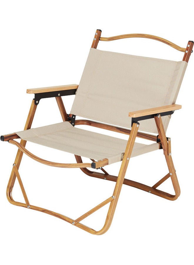 Sharpdo Portable Folding Outdoor Camping Chair Beige - Image 1
