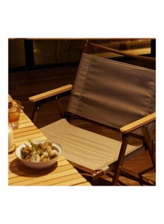 Sharpdo Portable Folding Outdoor Camping Chair Beige  - Image 5