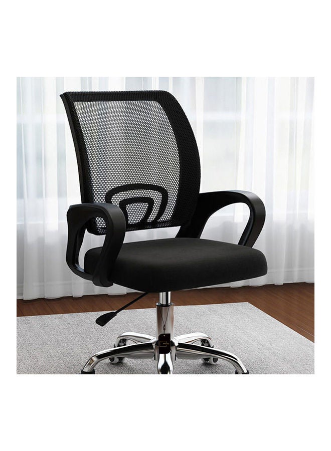 شاربدو Simple Waist Support Comfortable Office Chair Black - Image 3