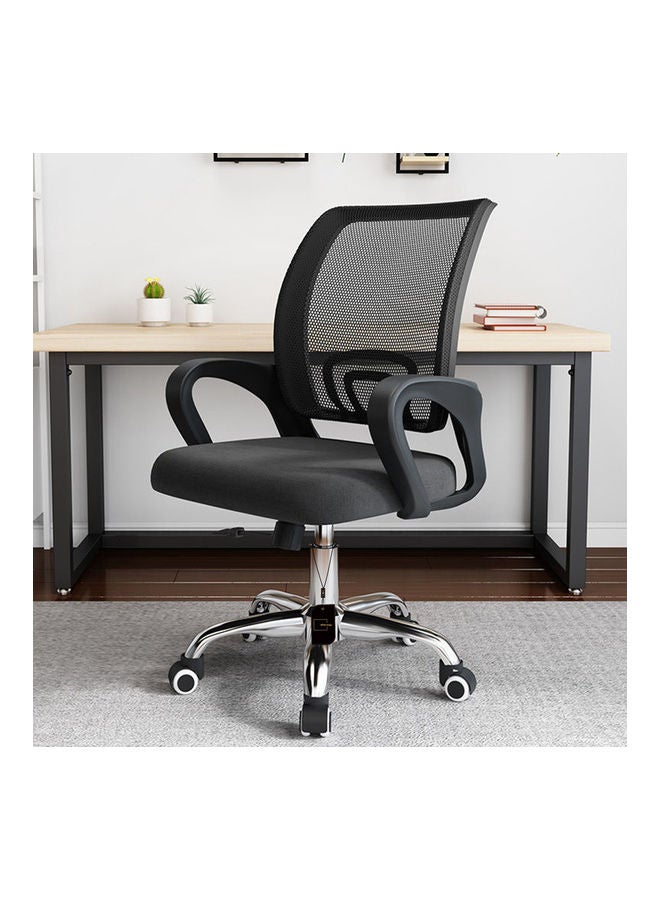 شاربدو Simple Waist Support Comfortable Office Chair Black - Image 4