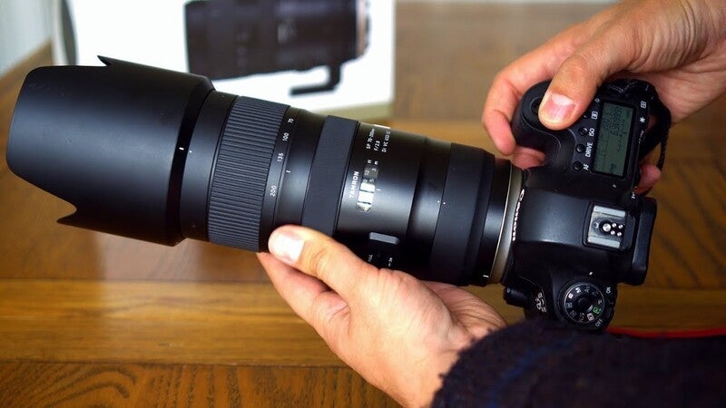 Tamron - A025E SP 70-200mm F/2.8 Di VC USD G2 For Canon Black - Image 1
