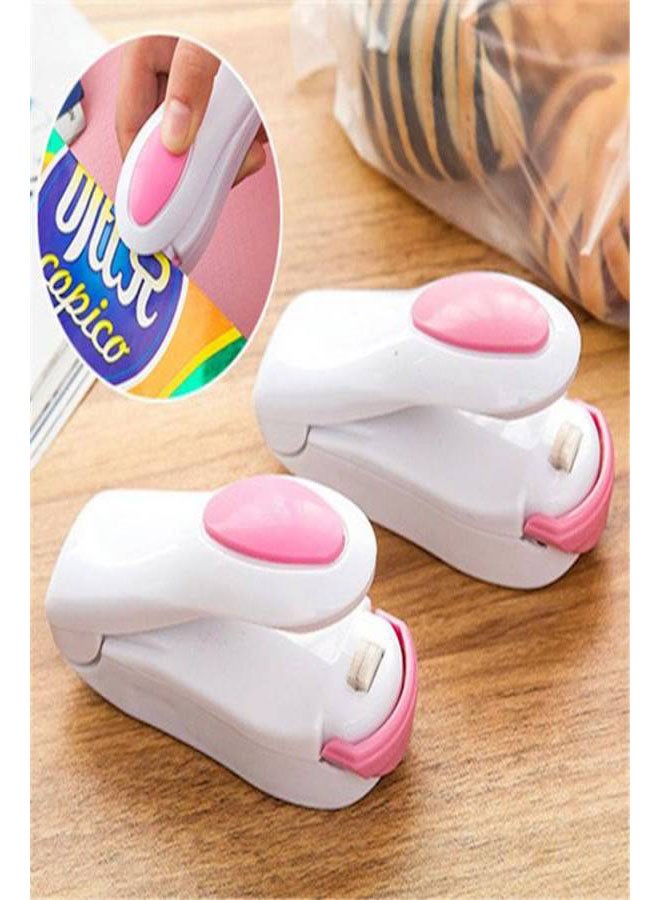Gagafeel - Portable Handy Mini Heat Sealing Machine Pink/White - Image 1
