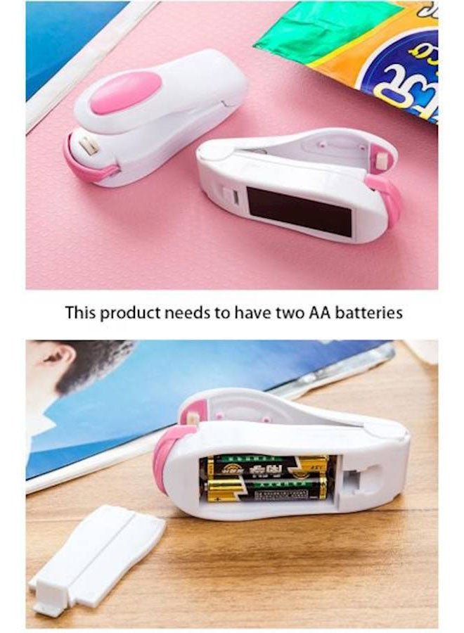 Gagafeel - Portable Handy Mini Heat Sealing Machine Pink/White - Image 1