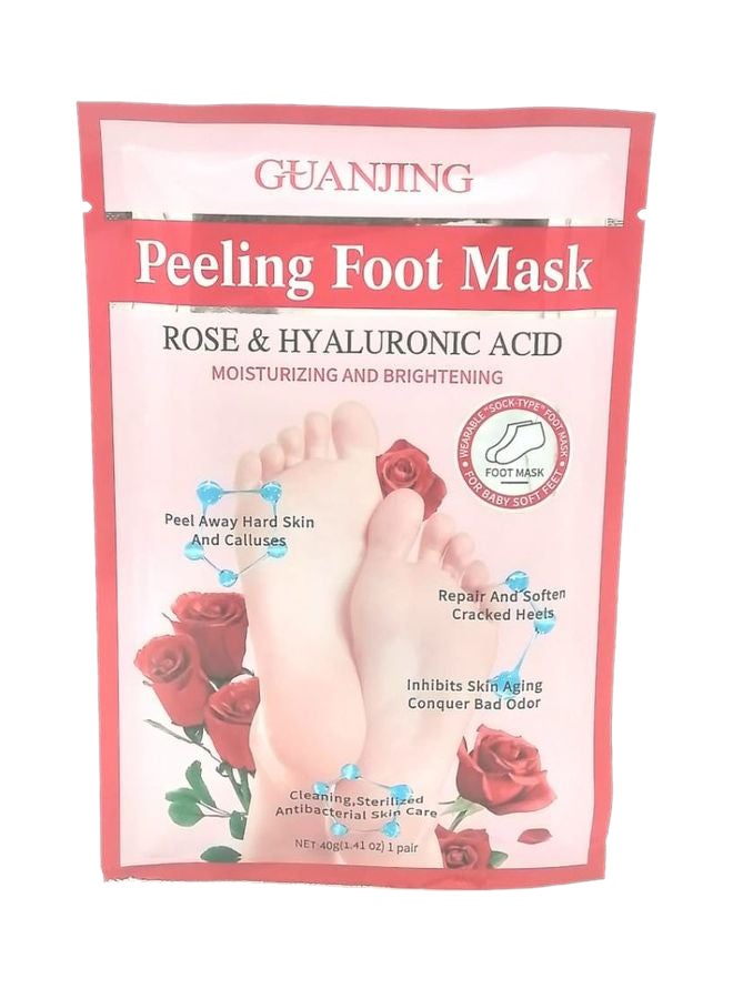 Rose & Hyaluronic Acid Peeling Foot Mask 40grams - v1648104030/N52871967A_1