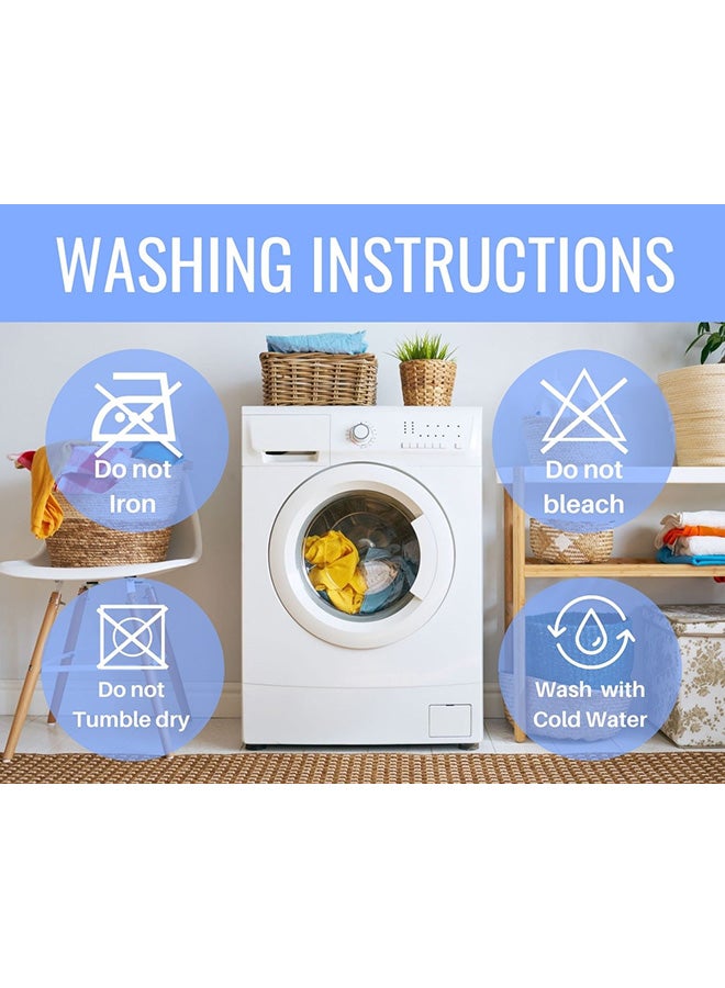 إم إي سي Ramadan Cycle Suhoor Pray Iftar Sleep Printed Pillow Multicolour 40x40cm - Image 5