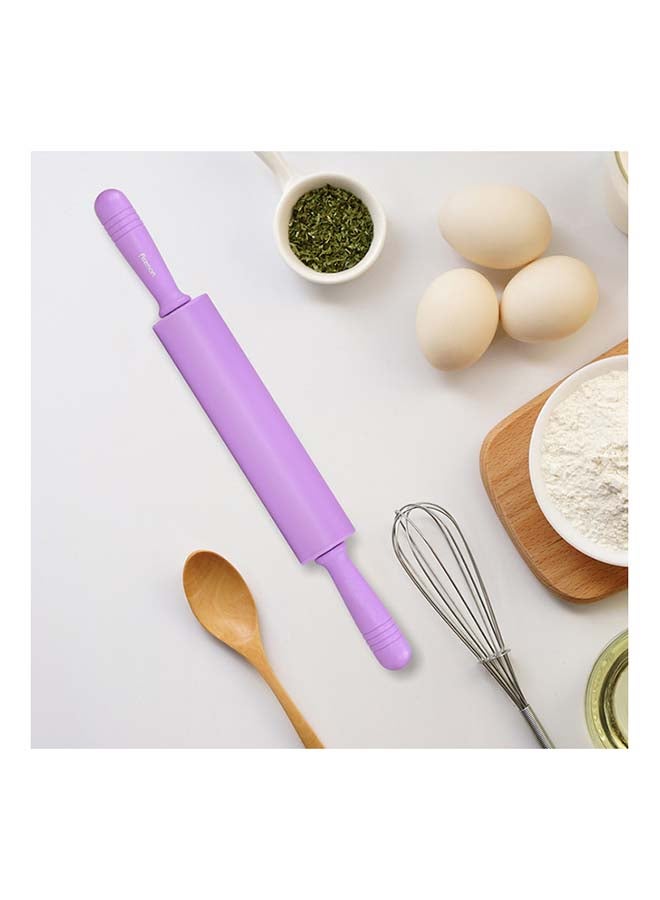 فيسمان مرقاق لفرد العجين خفيف الوزن من السيليكون أرجواني 47x5x5سم - Image 5