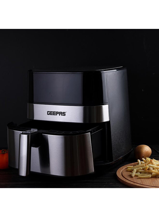 GEEPAS - Digital Air Fryer 5 L With Touch Control Panel| 60 Minute Timer, Led Display, Auto Shut Off| 1700 W Cool Touch Handle Gaf37510 Black 5 L 1700 W GAF37510 Black - Image 1