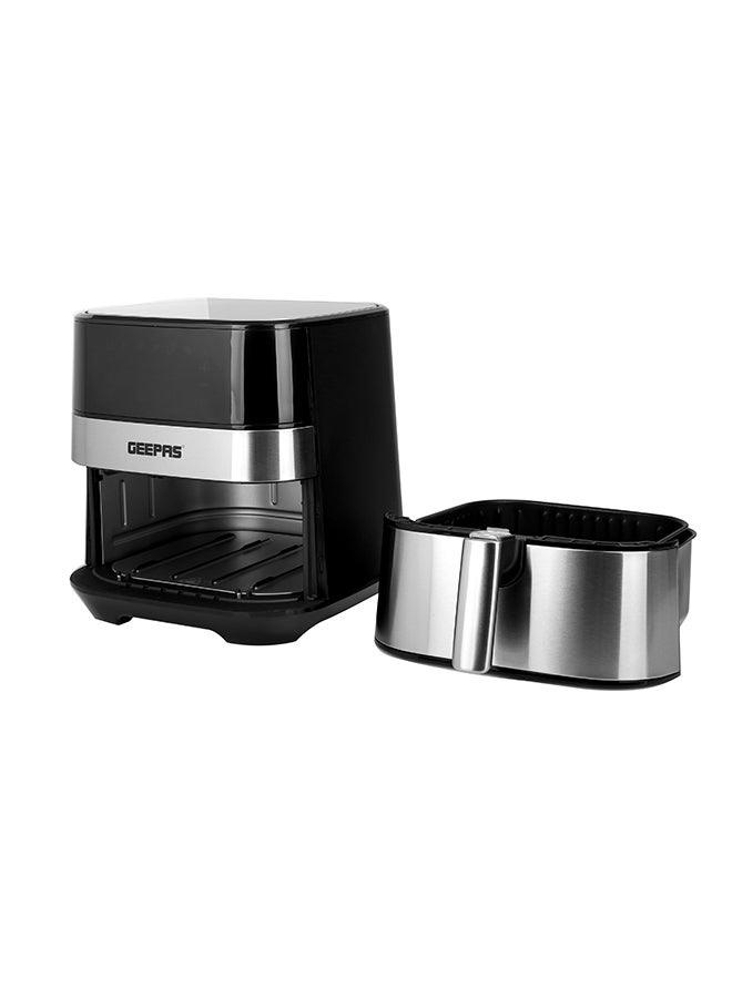 GEEPAS - Digital Air Fryer 5 L With Touch Control Panel| 60 Minute Timer, Led Display, Auto Shut Off| 1700 W Cool Touch Handle Gaf37510 Black 5 L 1700 W GAF37510 Black - Image 1