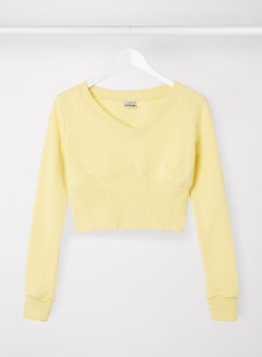 Sivvi x D'Atelier Corset T-Shirt Yellow  - Image 1