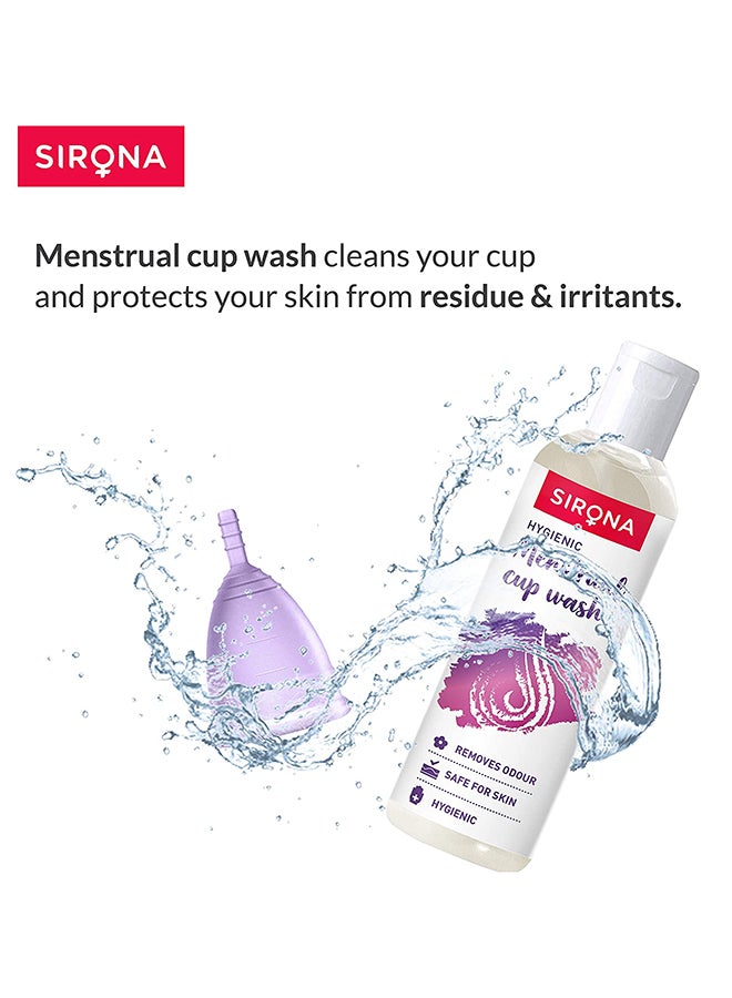 Sirona - Menstrual Cup Wash Clear 100ml - Image 1