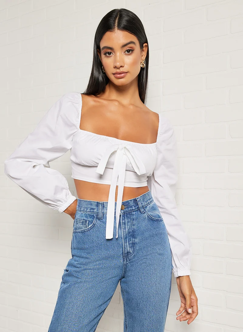 FEMME LUXE Puff Sleeve Blouse