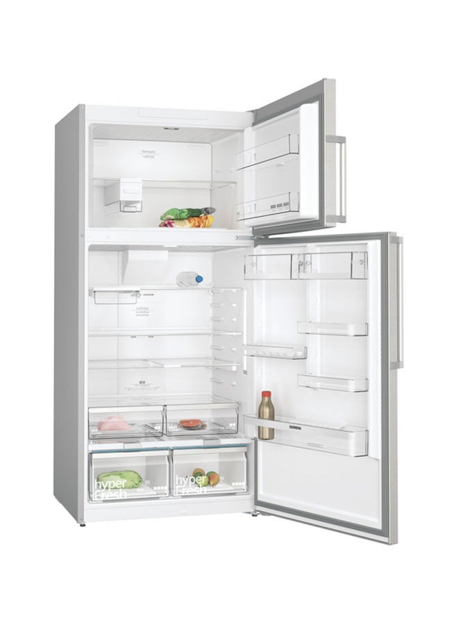 SIEMENS - IQ500 Free Standing Refrigerator With Freezer At Top 186 x 86 cm InBox Easy Clean 100 W KD86NHI30M Silver - Image 1