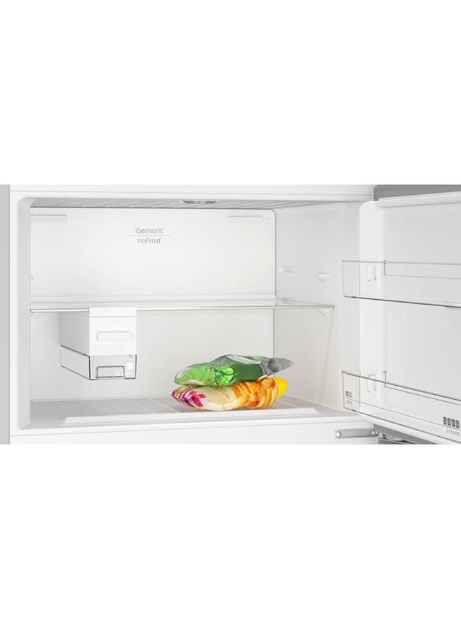 SIEMENS - IQ500 Free Standing Refrigerator With Freezer At Top 186 x 86 cm InBox Easy Clean 100 W KD86NHI30M Silver - Image 1