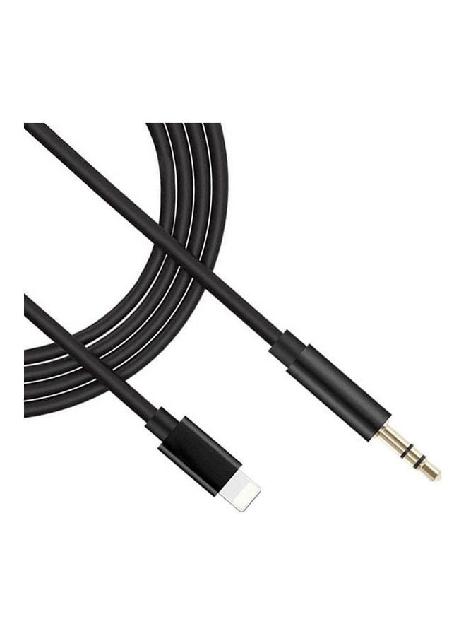 Generic - Lightning To 3.5Mm Audio Cable Male Aux Stereo Wire Adapter Cord For Iphone 7 7 Plus 8 8 Plus X To Car Stereo Speakers Headphone Black - Image 1