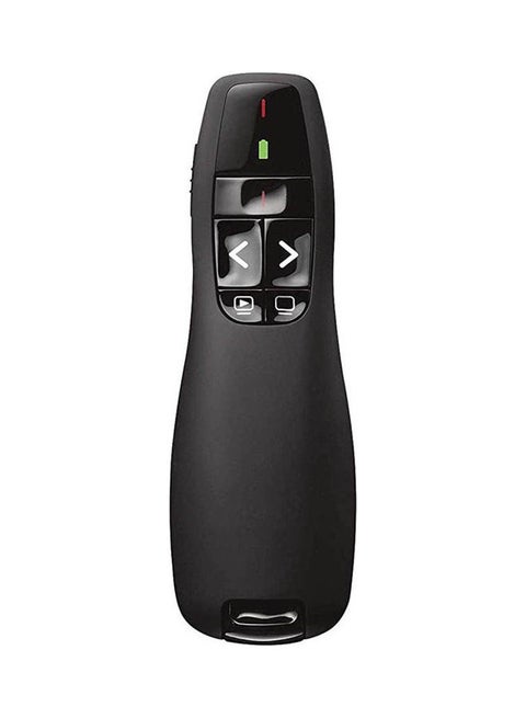 2 4Ghz Usb Wireless Presenter Red Laser Pen Pointer Ppt Remote Control With Handheld Pointer For Powerpoint Presentation Black