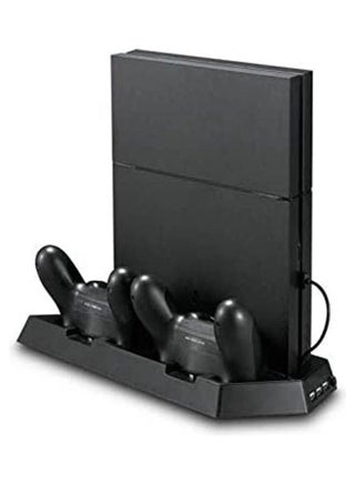 مروحة تبريد متعددة الوظائف، مروحة تبريد بحامل عمودي مع محطة شحن مزدوجة لوحدة التحكم Ps4 Slim - v1648114367/N52984377A_1